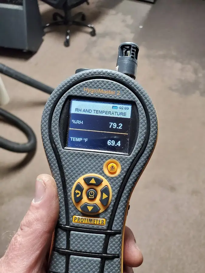 Moisture meter humidity assessment for Fire & Smoke Damage Restoration in Valley Park